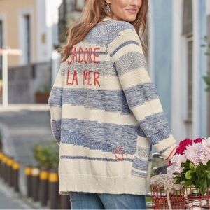 Sundance Cardigan Sweater Jadore La Mer Multicolor Women’s Large Knit Blend